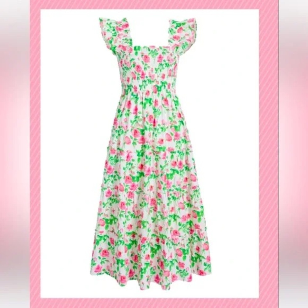 NWT Hill House Nap Dress Floral Rose Poplin never worn